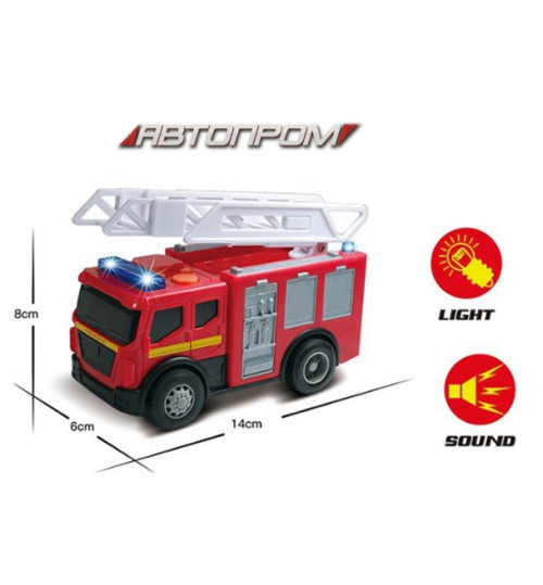 Машина АВТОПРОМ арт. 7996 (48шт) батар. світ., звук, короб.18*10,5*8,5см