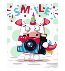 Набір для розпису по номерах  Smile Strateg розміром 30х40 см (SS1068)