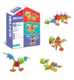 Конструктор IBLOCK арт. PL-921-315 (24шт) 75дет., короб. 18,5*8*24,5см