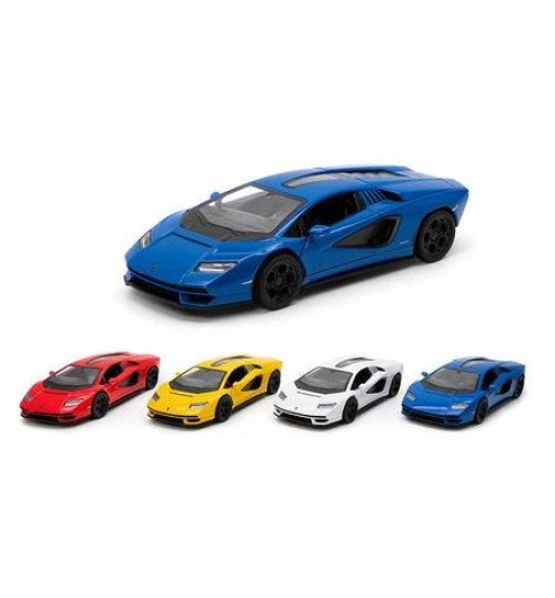 Модель легкова LAMBORGHINI COUNTACHLPI-800-4 5'' KT5437W метал.інерц.відкр.дв.4кол.кор./96/