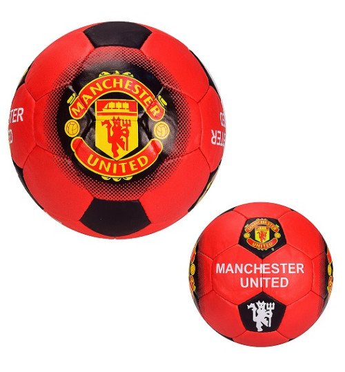 М'яч футбольний арт. FP087 (30шт)   MANCHESTER UNITED №5, PU 420 грам, 32 панелі,Пакістан,сітка+гол