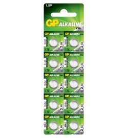 Батарейка годинникова GP A76-U10 АG13 LR44 Alkaline