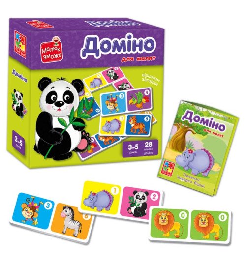Гра розвиваюча Vladi Toys. Доміно. 