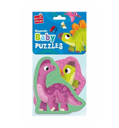 Гра розвиваюча Vladi Toys пазли бейбі магнітні Малюк зможе 