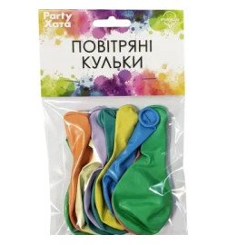 1111-5687 Кулька набір латексних кульок пастель MACARON 25см, 10 од.