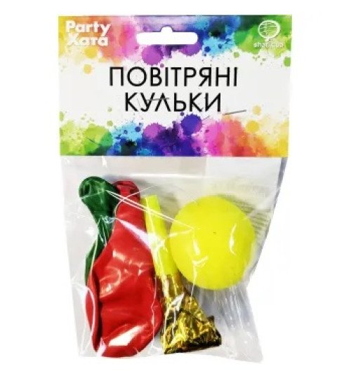 1111-5650 Кулька набір латексних кульок Карнавальний