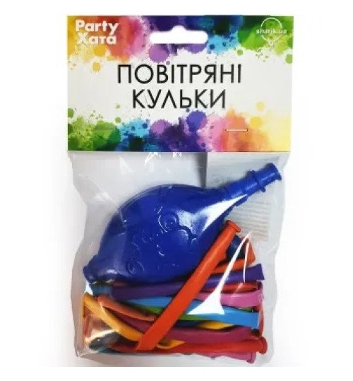 1111-5814 Кулька набір кульок д/мод. з насосом, 10 од.