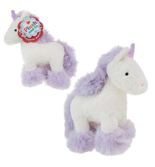М'яка іграшка Plush and Co арт. PLC25020 (96шт) бузковий єдиноріг 28см