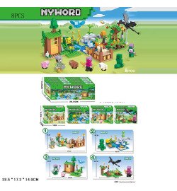 Конструктор арт. 3129 (240шт/2)  8шт у дисплей боксі 38,5*17,3*14,9см