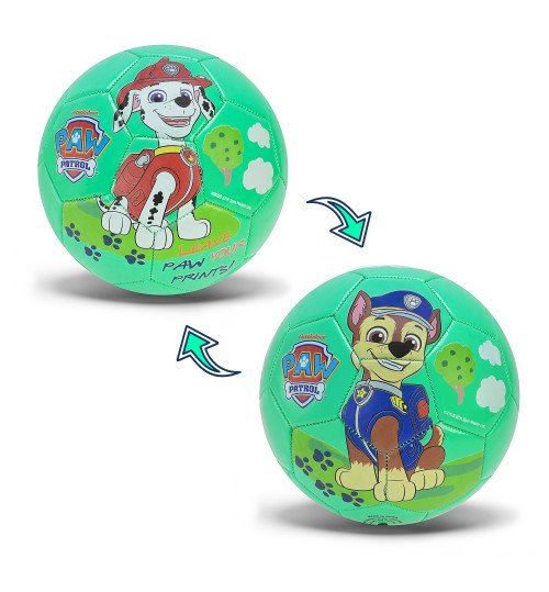М'яч футбольний арт. PP2511 (100шт)  №3, Paw Patrol PVC 150 гр зелений