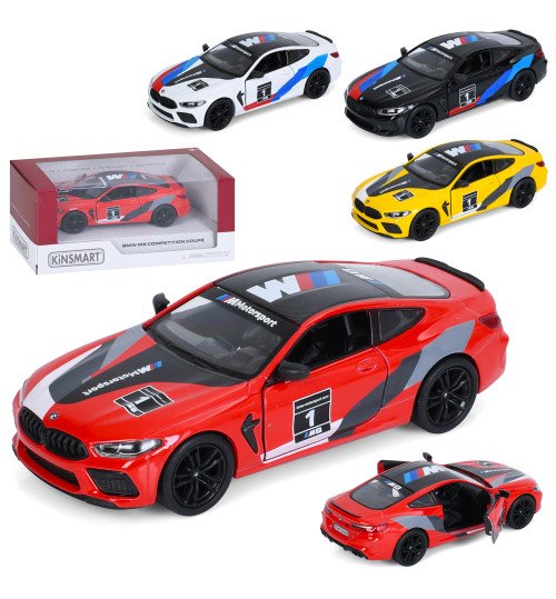 Машина KT5425WF (24шт) метал, інерція, 1:38, 12см, відчиняються двері, гумові колеса, 4 кольори, в