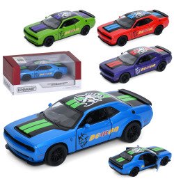 Машина KT5461WF (24шт) метал, інерція, 1:40, 12,5см, відчиняються двері, гумові колеса, 4 кольори,