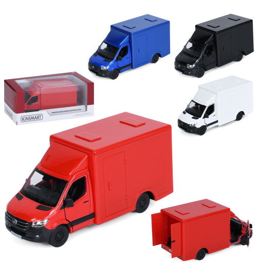 Машина KT5471W (24шт) метал, інерція, 1:48, 12см, відчиняються двері, гумові колеса, 4 кольори, в к