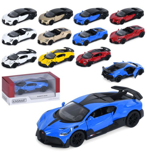 Машина KT5480W (24шт) метал, інерція, 1:36, 12,5см, відчиняються двері, гумові колеса, 4види/мікс к