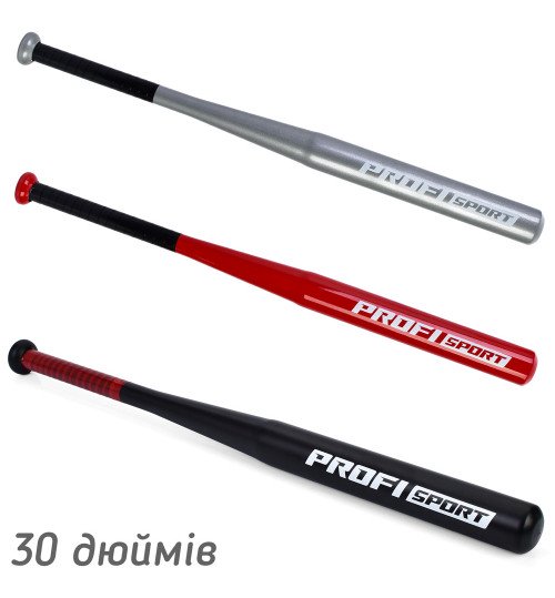 Біта MS 4637-30 (24шт) метал, 30дюймів, 3 кольори, у пакеті
