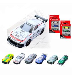 Набір машинок RS64007 (48шт) метал, 1:64, набір 3шт, 7,5см, 2 види, в коробці, 10,5-18-4см