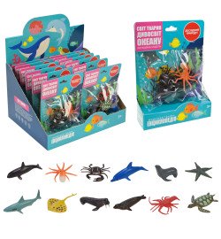 Тварини арт. PL-726-106 (288шт/2) морські, пакет 11,5*3*15,5см, 12 шт у боксі 24,2*19,7*15,8см