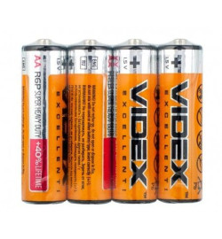 Батарейка сольова  Videx R6, АА, трей 4/40 (21156) (ціна за 1шт)
