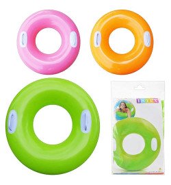Intex Коло 59258 NP (24) однотонний з ручками, діаметром 76см, від 8 років, 3 кольори [Коробка]