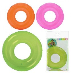 Intex Коло 59260 NP (24) однотонний, 3 кольори, діаметром 76см, від 8 років [Коробка]