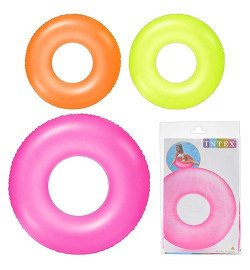Intex Коло 59262 NP (24) однотонне, 3 кольори, діаметром 91см, від 8 років [Коробка]