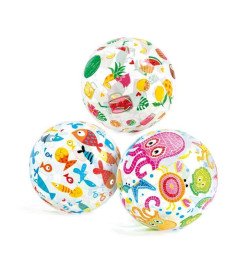 Intex М`яч 59040 NP (36) різнокольоровий, діаметром 51см, 3 види, від 3-х років [Пакет]