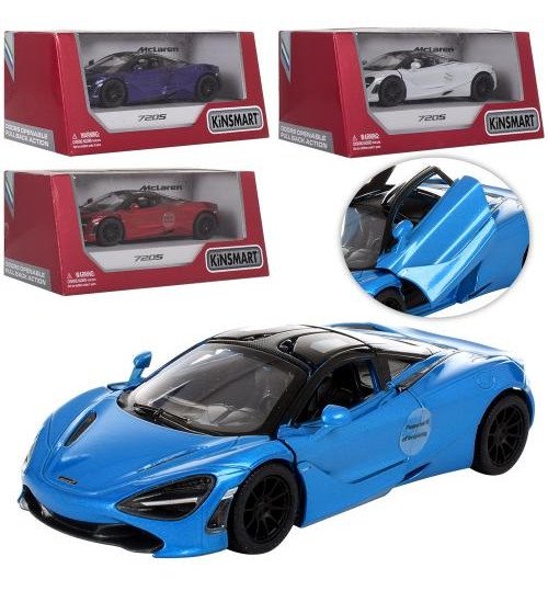 Модель легкова 5' KT5403W McLaren 720S метал.інерц.відкр.дв.4 кол.кор./96/