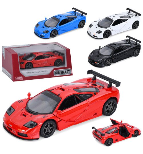 Модель легкова 5' KT5411W 1995 McLaren F1 GTR метал.інерц.відч.дв 4коль.кор./96/
