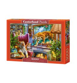 Пазлы Castorland 3000 эл. Тигры. Возвращение в реальность