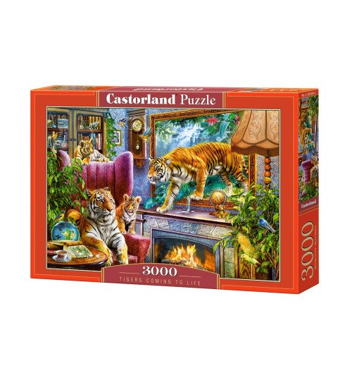 Пазлы Castorland 3000 эл. Тигры. Возвращение в реальность