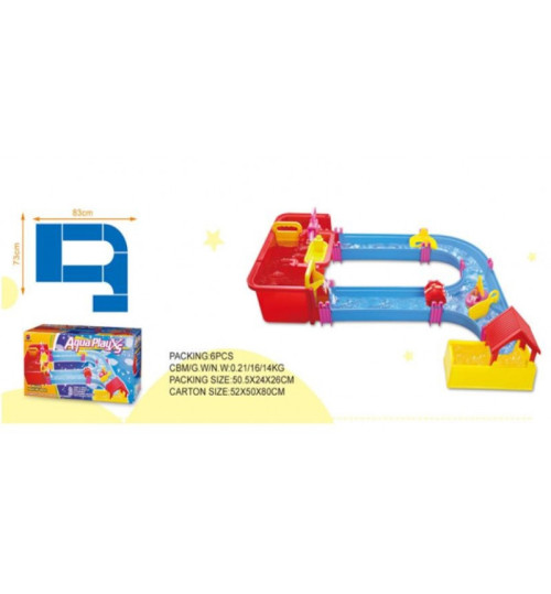 Риболовля-басейн 6039C (6шт) кораблик, фігурка чоловічка, в кор. 50,5 * 24 * 26 см