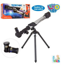 Телескоп SK 0012 (24шт) 38-43см, штатив, збільшення в 20,30,40 раз, в кор, 46-19,5-7,5см