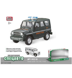 RUS Джип PLAY SMART 9122-D ''Внедорожник'' інерц.муз.світ.відкр.дв.кор.31,5*16,5*17 /24/