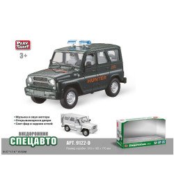 RUS Джип PLAY SMART 9122-D ''Внедорожник'' інерц.муз.світ.відкр.дв.кор.31,5*16,5*17 /24/