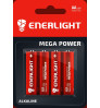Бат. Enerlight Mega Power LR6 AA трей 4/40