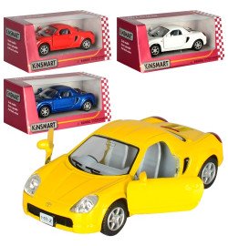 HU Машинка залізна KINSMART KT 5026 W (24шт) інер-а, 1:32 TOYOTA MR2, 4 коль, відчин .двері, в кор