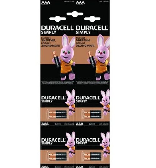 Батарейка Duracell LR3 АAА, мультикарта 20 шт (ціна за 20шт)