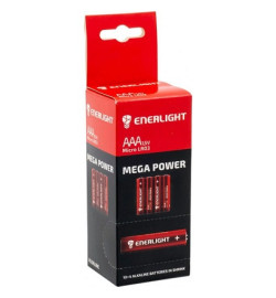 Бат. Enerlight Mega Power LR3, ААА , трей 4/40/480