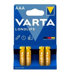 Бат. Varta Longlife LR3,  AАА, блистер 4/40/400