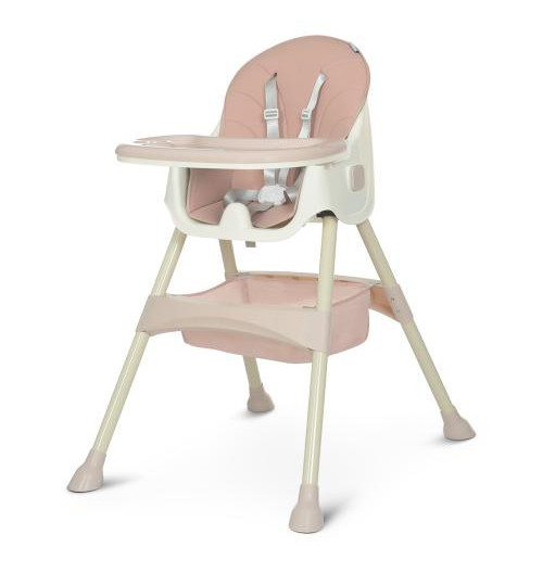 Стільчик M 4136-2 Pink (1шт) для годування, складаний, 5-ти точ, в 95-д76-ш61см, екошкіра, рожев, в кор-ці