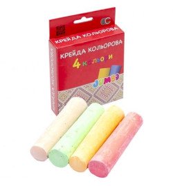 Крейда 4 кольори JAMBO 