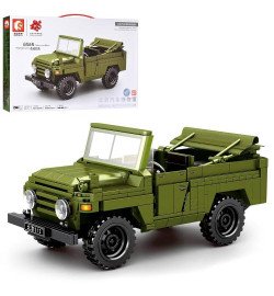 Конструктор 705700 (8шт) військова машина, 22см, 662 дет., в кор-ці, 52-34-7см.