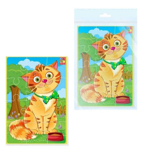 Гра розвиваюча Vladi Toys м'які пазли  А5 Малюк зможе 