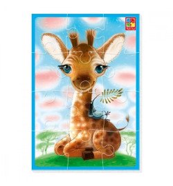 Гра розвиваюча Vladi Toys м'які пазли  А5 Малюк зможе 