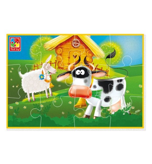 Гра розвиваюча Vladi Toys м'які пазли  А5 Малюк зможе 