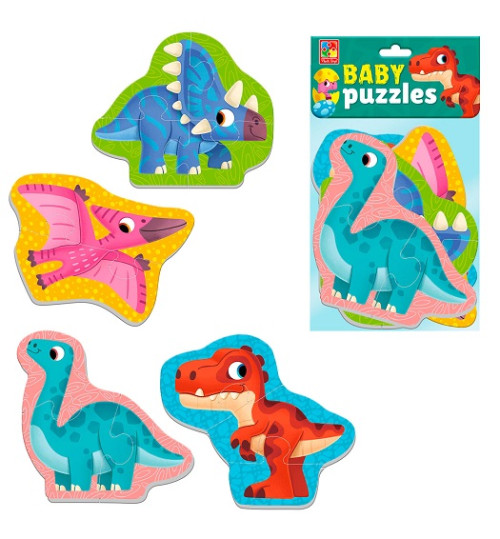 Гра розвиваюча Vladi Toys м'які бейбі пазли Малюк зможе 