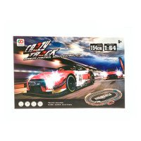Трек 9018B (6шт)60-48см, 1:64, довжина154см,ручний генератор, машинка 2шт(8см), в кор-ці,38,5-26-4,