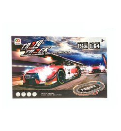 Трек 9018B (6шт)60-48см, 1:64, довжина154см,ручний генератор, машинка 2шт(8см), в кор-ці,38,5-26-4,