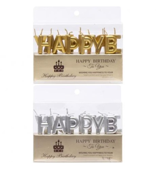 Свічки для торта букви 