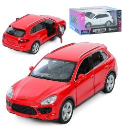 Машина AS-3084 (48шт) АвтоСвіт, Porsche Cayenne, метал, інерц, 12,5см, відчиняються двері,гумові ко